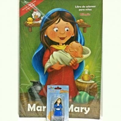 Libro gigante para colorear Maria